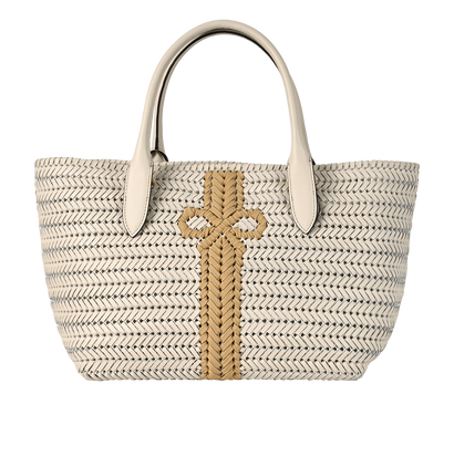 Neeson Tote, &pound;350, Handbags, Cream, Leather, Front view